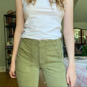 Army green pants